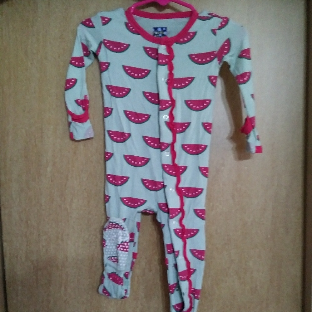 Kickee Pants Footie - Watermelon🍉